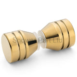 Shower Door Handles x 2 / Brass Knobs Gold High Quality B40
