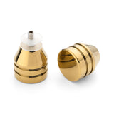 Shower Door Handles x 2 / Brass Knobs Gold High Quality B40