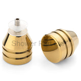 Shower Door Handles x 2 / Brass Knobs Gold High Quality B40