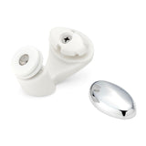 2 x Shower Door Rollers /Roller/ Wheels/Runners Ball Joint Small 22mm Wheel Diameter B4