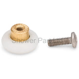 4 x D1 Shower Door Rollers/Runners/Wheels 19mm Wheel Diameter Replacement Parts