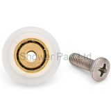 4 x D1 Shower Door Rollers/Runners/Wheels 19mm Wheel Diameter Replacement Parts