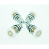 4 x Shower Door Rollers/ Runners / Pulleys / Wheels 23mm or 25mm Wheel Diameter L060-1