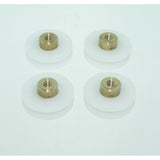 4 x Shower Door Rollers/Runners/Wheels V Grooved 23mm Wheel Diameter L041-V