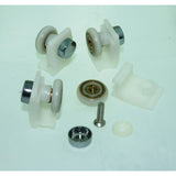 Set of 4 Shower Door Rollers/Runners /Guides/ Wheels 19mm Wheel Diameter L019-1
