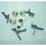 Set of 4 Shower Door Rollers/Runners /Guides/ Wheels 19mm Wheel Diameter L019-1