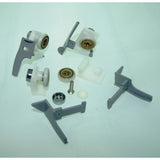 Set of 4 Shower Door Rollers/Runners /Guides/ Wheels 19mm Wheel Diameter L019-1