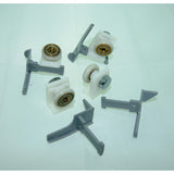 Set of 4 Shower Door Rollers/Runners /Guides/ Wheels 19mm Wheel Diameter L019-1