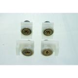 Set of 4 Shower Door Rollers/Runners /Guides/ Wheels 19mm Wheel Diameter L019-1