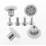 4 x Spare Shower Door Rollers / Runners / Guides/ Wheels 19mm Wheel Diameter LW030