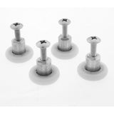 4 x Spare Shower Door Rollers / Runners / Guides/ Wheels 19mm Wheel Diameter LW030