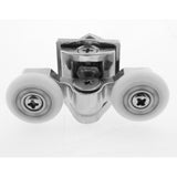 2 x Twin Top Zinc Alloy Shower Door Rollers/Runners/Wheels 20mm, 23mm or 25mm Wheel Diameter L057
