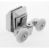 2 x Twin Top Zinc Alloy Shower Door Rollers/Runners/Wheels 20mm, 23mm or 25mm Wheel Diameter L020