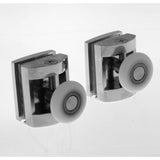 2 x Single Top Zinc Alloy Shower Door Rollers /Runners/Wheels 23mm or 25mm Wheel Diameter L070