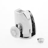 2 x Chromeplate Single Bottom/Lower Shower Door Rollers /Runners 18mm Wheel Diameter SS1