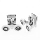 2 x Top Zinc Alloy Shower Door Rollers/Runners/Wheels 26mm Wheel Diameter K054
