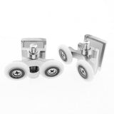 2 x Bottom Zinc Alloy Shower Door Rollers/Runners/Wheels 26mm Wheel Diameter K054