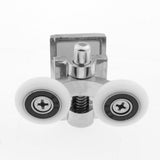 2 x Bottom Zinc Alloy Shower Door Rollers/Runners/Wheels 26mm Wheel Diameter K054