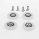 4 x Shower Door Rollers/Runners/Replacement/ Wheel Diameter 26mm, 27mm, 28mm or 29mm K056
