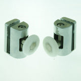 2 x Single Shower Door Top Rollers/Runners/Wheels 23mm or 25mm Wheel Diameter Replacements L073
