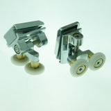 2 x Twin Top Zinc Alloy Shower Door Rollers/Runners/Spares 20mm Wheel Diameter L090
