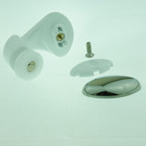 2 x Shower Door Rollers /Roller/ Wheels/Runners Ball Joint Small 22mm Wheel Diameter B4