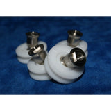 4 x Grooved/Pivot / Rollers/Wheels/Runners 25mm Wheel Diameter L015