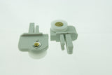 2 x Single Shower Roller/Runner 19mm Wheel Diameter Left and Right LUX13