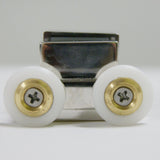 1 x Chrome Plated Top Double Shower Door Roller/Runner 21mm Wheel Diameter AT9