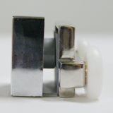 1 x Chrome Plated Top Double Shower Door Roller/Runner 21mm Wheel Diameter AT9
