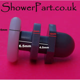 4 x Replacement Shower Door Rollers/Runners/Wheels 19mm, 20mm, 23mm, 25mm or 27mm Wheel Diameter K040