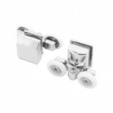 Set of 4 L067-L020 Shower Door Rollers/Runners/Wheels Top and Bottom 23mm or 25mm Wheel Diameter/ 6mm or 8mm Glass Thickness