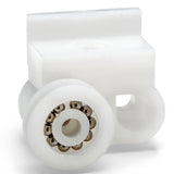 1 x Interchangeable Single Shower Door Grooved Rollers/Runners 16mm Wheel Diameter E11
