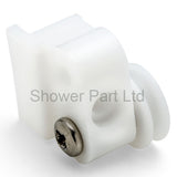 1 x Interchangeable Single Shower Door Grooved Rollers/Runners 16mm Wheel Diameter E11