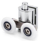1 x Eastbrook Double Top or Bottom Zinc Alloy Shower Door Rollers/Runners 23mm or 25mm Wheel Diameter ES1