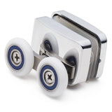 Set of 2 Shower Enclosure Door Top and Bottom Rollers/ Runners 23mm wheels dia F23