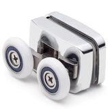 Set of 2 Shower Enclosure Door Top and Bottom Rollers/ Runners 23mm wheels dia F23