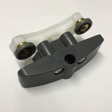 1 x Shower Door Rollers/Runners Triple Wheels 17mm Wheel Diameter KH2