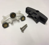 1 x Shower Door Rollers/Runners Triple Wheels 17mm Wheel Diameter KH2