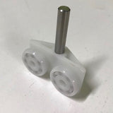 1 x Shower door rollers/ double wheel / spare parts C7