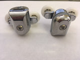 2 x Double Top Shower Door Rollers/Runners/Wheels 23mm  Wheel Diameter RU2