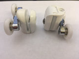 2 x Double Top Shower Door Rollers/Runners/Wheels 23mm  Wheel Diameter RU2