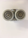 1 x Twin Top Zinc Alloy Shower Door Rollers/Runners/Wheels 23mm Wheel Diameter LAS1