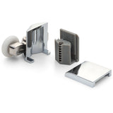 1 x Chrome Plated Bottom Double Shower Door Roller/Runner 21mm Wheel Diameter IS2