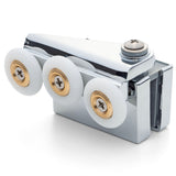 1 x Chrome Right Hand Infold Shower Door Roller Wheel Diameter 23mm IS6