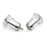 Shower Door Handle/Knob Clear Acrylic Cone Shape K001