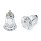 Shower Door Handle/Knob Clear Acrylic Cone Shape K001