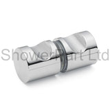 Shower Door Handle/Knob Chrome Zinc Alloy K009