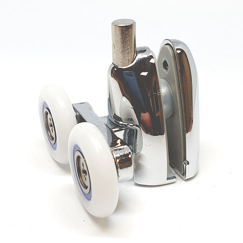 1 x Bottom Zinc Alloy Shower Door Roller/Runner/Wheel/Guide 23mm Wheel Diameter (6mm thick glass) K015L