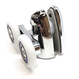 1 x Top Zinc Alloy Shower Door Roller/Runner/Wheel/Guide 23mm Wheel Diameter (6mm thick glass) K015